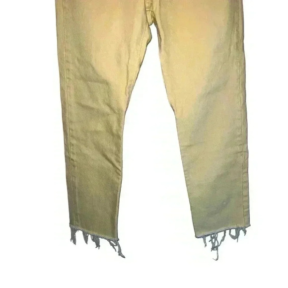 LEVIS 501 YELLOW 26L 26w white label - Picture 9 of 11